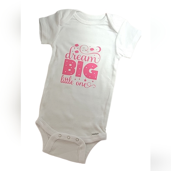 Hand Crafted Other - Dream Big Onesie, Girl Onesie